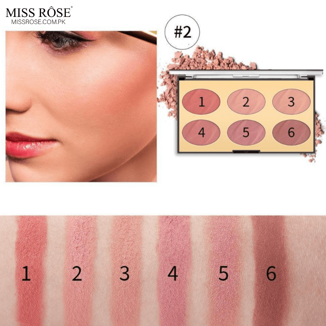 Miss Rose 6 Color Face Kit