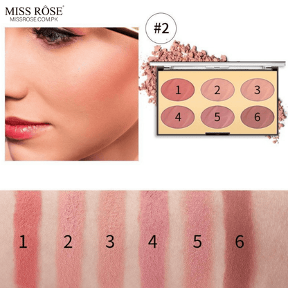 Miss Rose 6 Color Face Kit