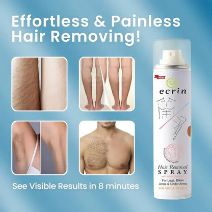 Ecrin Hair Removal Spray For Men & Women Pack of 2